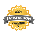 satisfaction guarantee, 100 satisfaction, seal